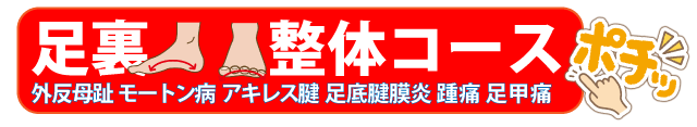 足裏・足部の痛み全般コース