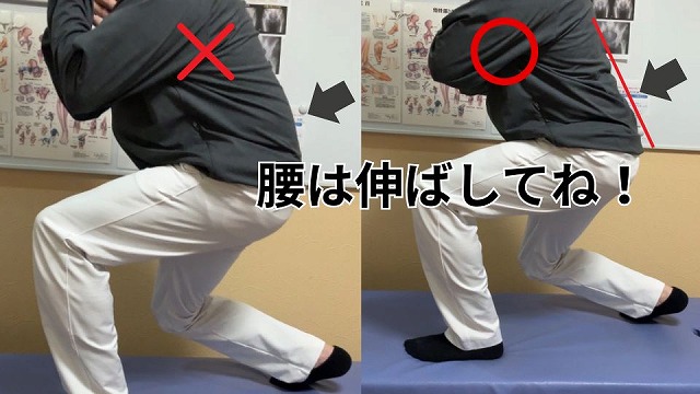 フロントラウンジ|図解と動画|整体師の膝を強くするトレーニング法