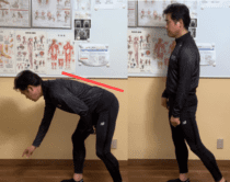 臀筋(お尻)とハムストリング伸ばし2