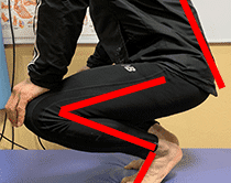 膝の屈伸運動③