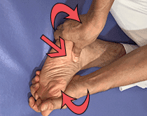 偏平足や回内足変位を足裏アーチ矯正ののストレッチ法